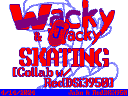 Wacky and Jacky Skating!