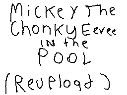 Mickey the Chonky Eevee in the Pool (Reu