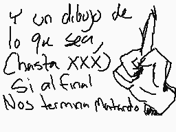 Drawn comment by LilMexican