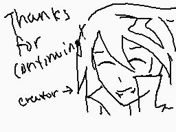 Drawn comment by Lightning