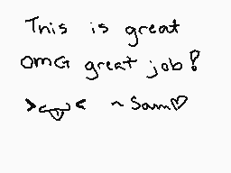 Drawn comment by Sammie