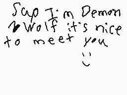 Drawn comment by Demon♪Wolf