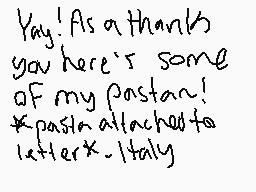 Drawn comment by Italy