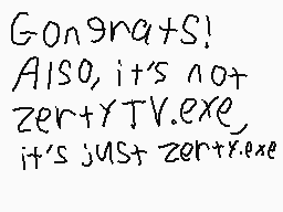 Drawn comment by ZertyTV