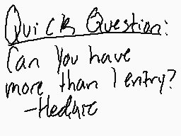 Drawn comment by Hedgie