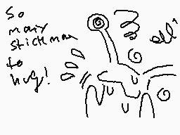 Drawn comment by snail