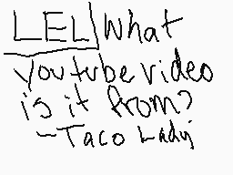 Drawn comment by Taco