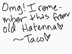 Tacoさんのコメント