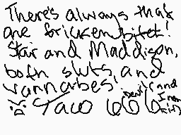 Drawn comment by Taco