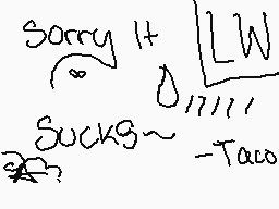 Drawn comment by Taco