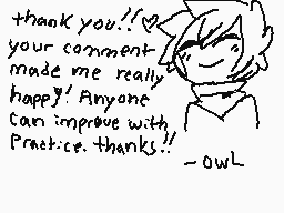 Drawn comment by OwL