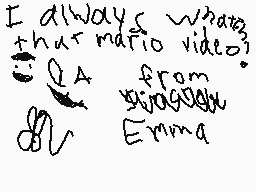 Drawn comment by Emma