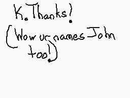 Drawn comment by John