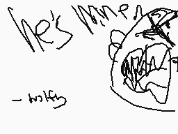 Drawn comment by wolfy