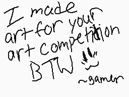 Drawn comment by gamer