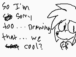 Drawn comment by ★Knuckles★