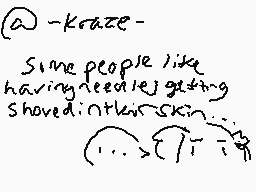 Drawn comment by Kirbzycat