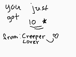 Drawn comment by CreeperLov