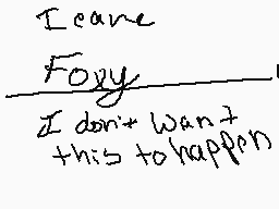 Drawn comment by Foxy