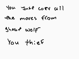Drawn comment by mysticwolf