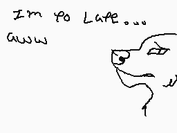 Drawn comment by mysticwolf