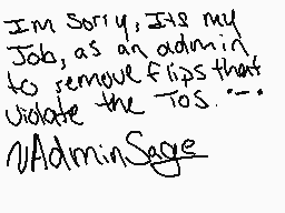 Drawn comment by sage