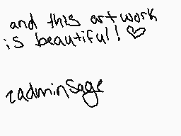 Drawn comment by sage