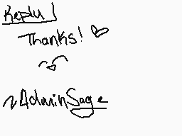 Drawn comment by sage