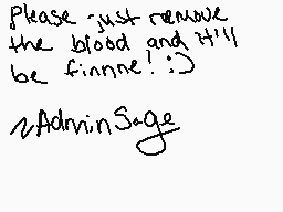 Drawn comment by sage