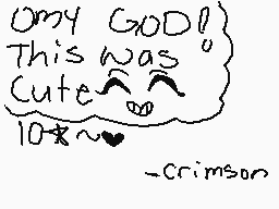 Drawn comment by Crimson