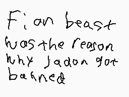 Drawn comment by Regoon