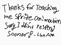 Drawn comment by Luna