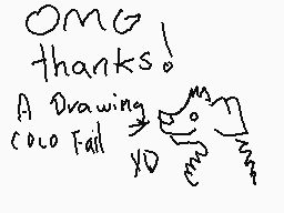 Drawn comment by ZCHAOSWOLF