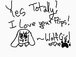 Drawn comment by WolfGirl