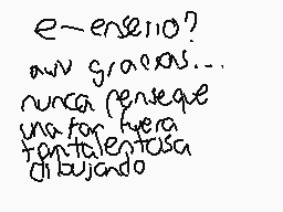 Comentario dibujado por Cielo