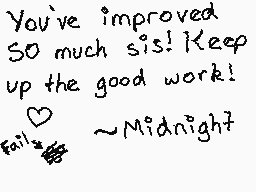 Drawn comment by Midnight