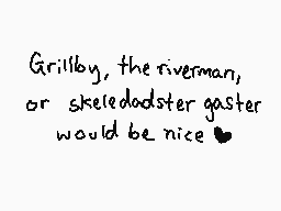 Drawn comment by Dr. Gaster