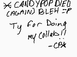 Drawn comment by ☆CandyPop☆