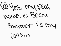 Commentaire dessiné par Becca♦