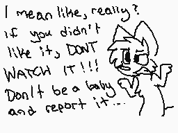 Drawn comment by CryKitty