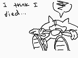 Drawn comment by Sonic