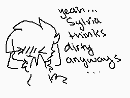 Drawn comment by Sylvia