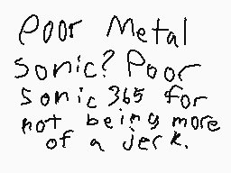 Drawn comment by MetalSonic