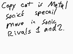 Drawn comment by MetalSonic