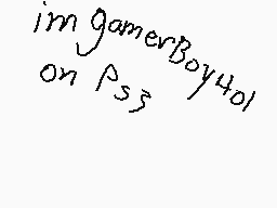 Drawn comment by gamerboy40