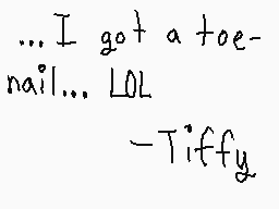 Drawn comment by Tiffy Bear