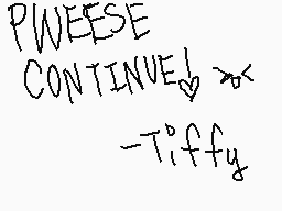 Drawn comment by Tiffy Bear