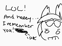 Drawn comment by Shad Wolfy