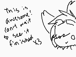 Drawn comment by Shad Wolfy