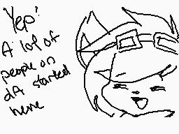 Drawn comment by Shad Wolfy